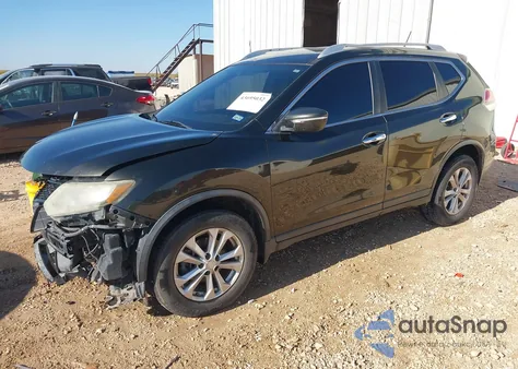 2015 Nissan Rogue Sv z USA, uszkodzony, nr VIN KNMAT2MT0FP535020